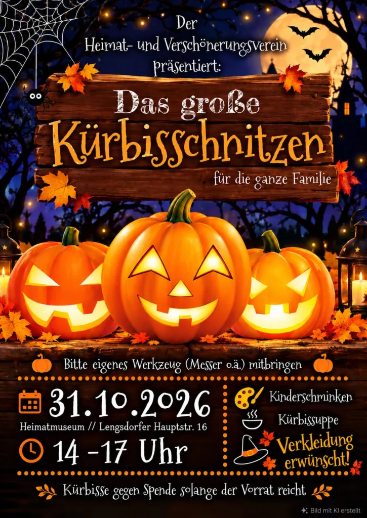 Kürbisschitzen Heimatverein 2026